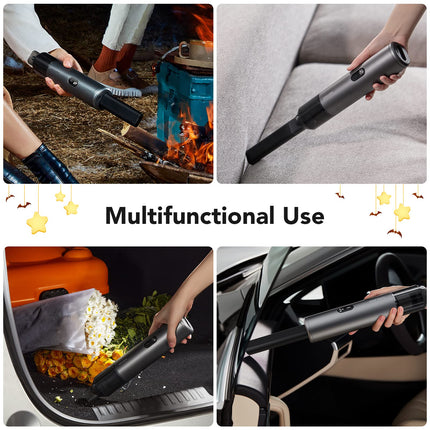 Coclean Super Lightweight Handheld Vacuum Cleaner, Integrating Suction And Blowing In One, 12000Pa Strong Suction, Runtime Up To 25Min, Typec Charging For Home And Car Clean