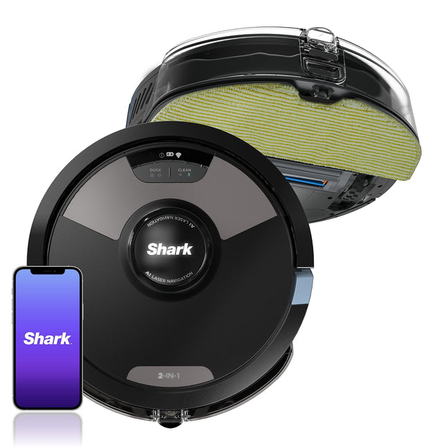 Shark Ai Ultra Robot Vacuum And Mop With Matrix Clean Navigation, Cleanedge Technology, Perfect For Pet Hair, Compatible With Alexa, Black Reed