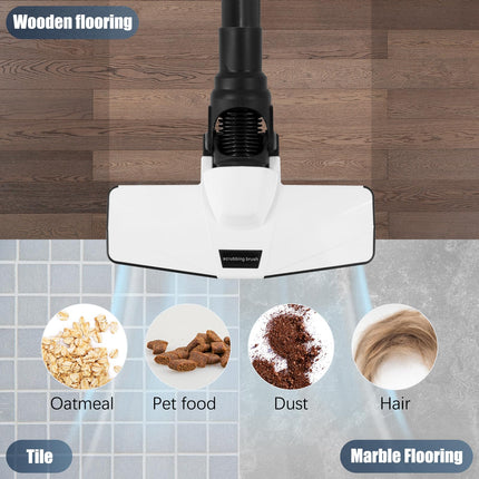 Handheld Cordless Vacuum Cleaner 8500Pa Powerful Suction Stick Vacuums Portable Electric Brooms Lightweight Wireless Vacuum Cleaner For Hardwood Floor Pet Hair Car & Home Cleaning