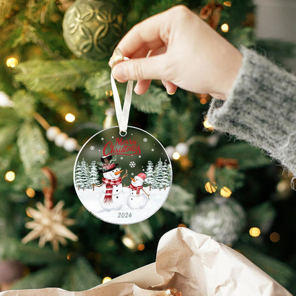 Funny Christmas Ornaments - Snowman Ornaments, Snowman Christmas Ornament, Snowman Tree Ornaments - Snowman Ornament - Christmas Ornaments, Christmas Tree Ornaments - Acrylic Ornament
