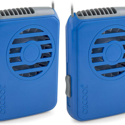 O2Cool 2 Pack Battery Powered Deluxe Necklace Fans