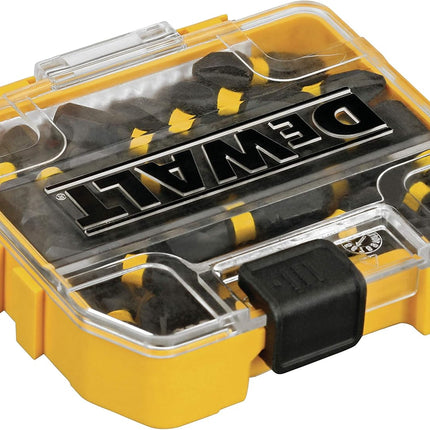 DEWALT FlexTorq Impact Driver Bit Set, Phillips, 1/4-Inch x 1-Inch, 30-Piece (DWA1PH2IR30)