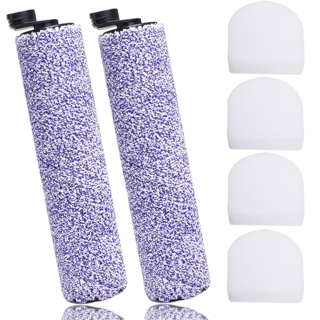 Brush Roll And Foam Filter For Shark Hydrovac Aw201 Wd101 Wd201 Wd100 Wd200 Corded And Cordless Xl 3In1 Vacuum Cleaners, For Shark Vacmop Pads & Hydrovac Cleaning Solution