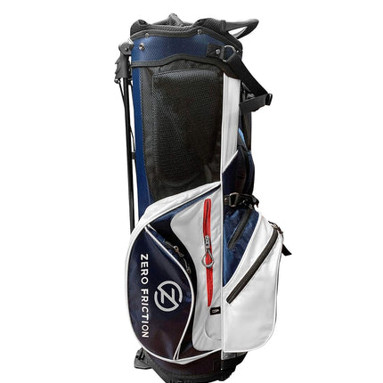 Zero Friction Golf Stand Bag, Bonus 40" Golf Towel & Men's Universal-Fit Golf Glove Included