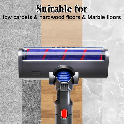 Soft Roller Vacuum Cleaner Head Compatible With Dyson V10 V11 V15 V8 V7 Cordless Stick Vacuum Cleaner, Hardwood Floor Attachment