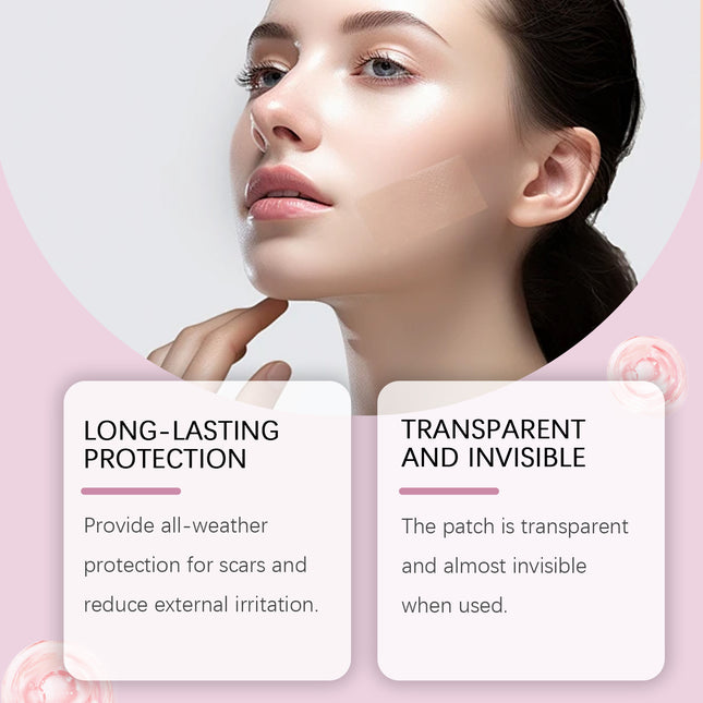 LANISKA Facial Gel Patch Transparent Imperfection Covering Gentle Care for Dry Lines Easy-to-Use Sheet