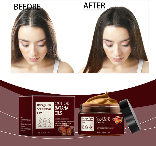 OUHOE Batana Hair Care Mask Nourishes Hair And Restores Dry Hair At The End