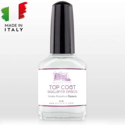 Top Coat Opaco Smalto Sigillante per Unghie 12 ml
