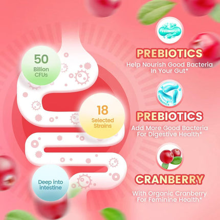 VivoNu 60 pieces of female probiotic gummies
