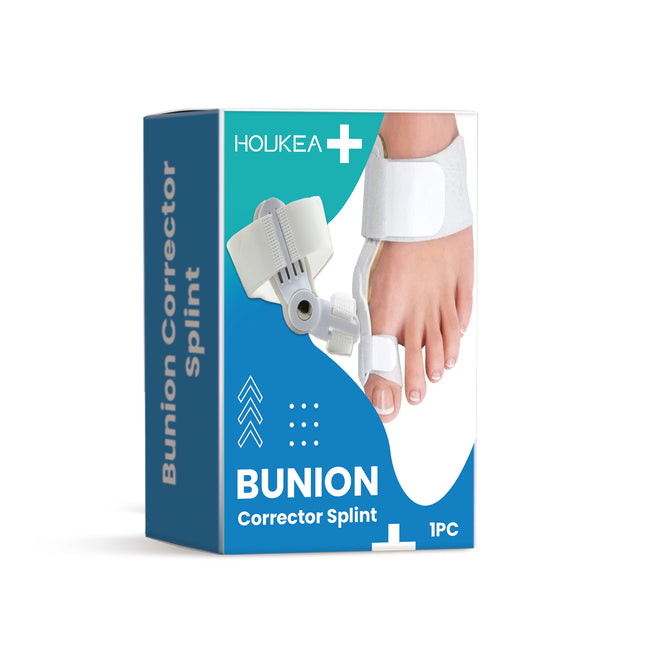 Houkea Toe Fixator Great Toe Valgus Relieves Foot Discomfort Toe Stretch Separator