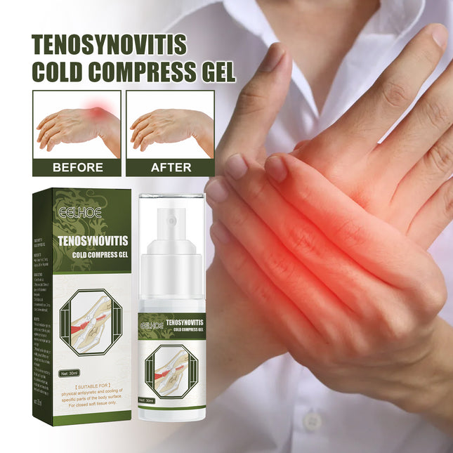 EELHOE Tendon Sheath Cold Compress Gel Spray Massage For Sore Wrist Tendon Sheath Joint Care Spray