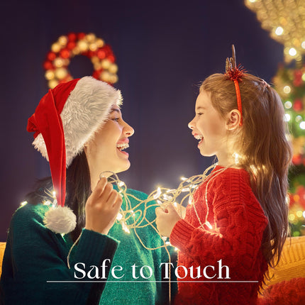 100 LED Christmas String Lights Indoor,39ft Warm White Waterproof Christmas Lights Outdoor,Timer Function & 8 Modes Plug in Twinkle Fairy Lights for Bedroom Classroom Christmas Tree Decor