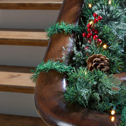 Haute Decor GarlandTies™, 20 Pack 14 inches (Noble Fir) Twist Ties with Strong Inner Wire for Securing Garland, Lights, and More