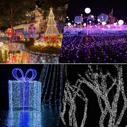 18ft Battery Operated String Lights,Outdoor String Lights Christmas Lights 50 Led String Lights with Remote Timer Waterproof for Indoor Outdoor Garden Party Christmas Decoration, Warm White