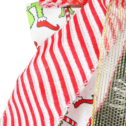 Grinch Christmas Tree Topper - Hand Made Tree Decoration Grinch Tree Topper