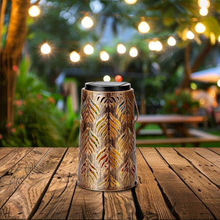 Solar Lanterns Outdoor Waterproof for Garden: Hanging Solar Lights Décor for Outside Patio Yard Porch Walkway