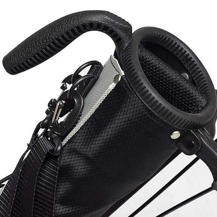 JEF WORLD OF GOLF JR1256 Pitch & Putt Sunday Bag with Stand & Handle, Black