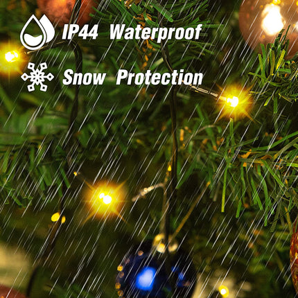 Christmas Tree Lights, 6.6 Feet 16 String Lights Christmas Decorations, 432 LEDs,8 Modes/Memory Function for 6 - 8 Feet Decorative Outdoor Indoor Christmas Tree Lights, Waterproof Fairy String Lights