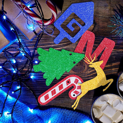Merry Chrismukkah Banner Glitter Christmas Hanukkah Mixed Banner Christmas Banner Hanukkah Banner Decor Party Decorations Chanukah Festival Party Supplies