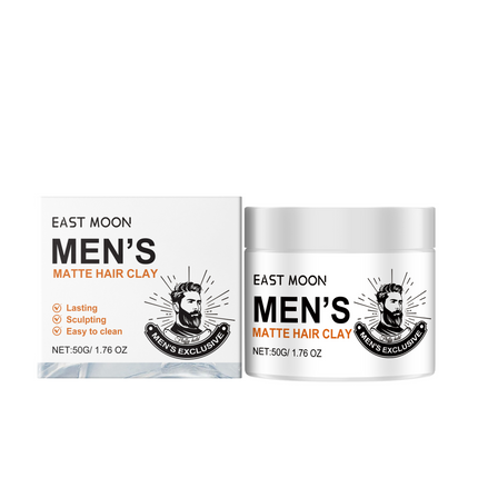 East Moon Matte Fluffy Wax Styling Long Lasting Hair Natural Styling Fresh Soft Wax Hair