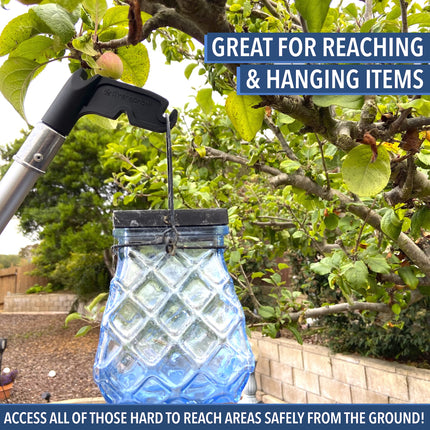 EVERSPROUT Utility Hook Installing and Hanging Christmas Lights, Bird feeders, Reaching High Places Lightweight, Fits on 3/4 inch Acme Thread Pole Tips (Hook Only, No Pole)