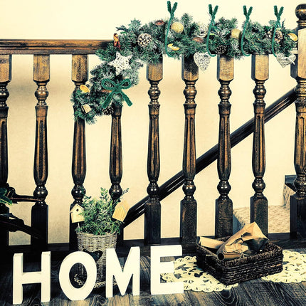 Christmas Garland Ties Christmas Decorative Twist Ties Reusable Banister Ties for Garland Home Party Decoration, 16.1 Inch (30 Pieces)