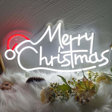 Merry Christmas Neon Sign Merry Christmas Signs for Wall Decor, Christmas Room Decor LED Neon Lights for Bedroom, Living Room, Party, Holiday, Xmas Decorations