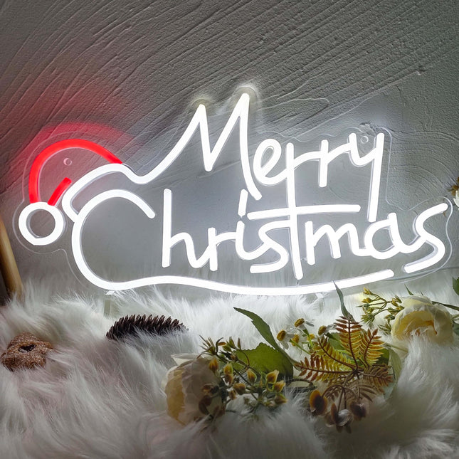Merry Christmas Neon Sign Merry Christmas Signs for Wall Decor, Christmas Room Decor LED Neon Lights for Bedroom, Living Room, Party, Holiday, Xmas Decorations
