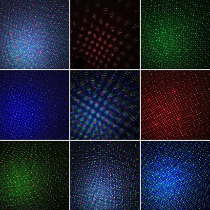 Christmas Projector Lights Outdoor, Outdoor Garden Firefly Lights, Red Green Blue Laser Landscape Stars Light with Remote Timer Waterproof, Christmas Decorations for Party Garden Christmas Holiday