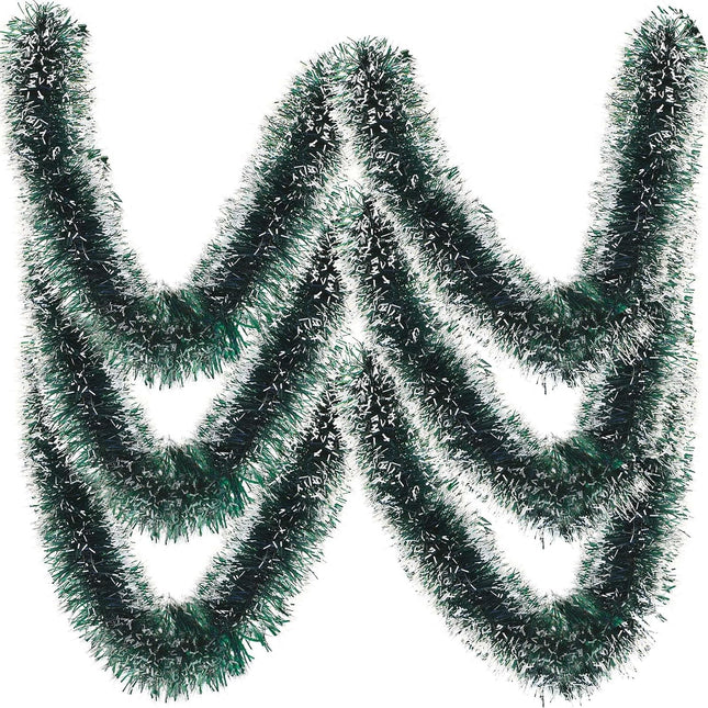 24 Pieces 157.4 Feet Christmas Tinsel Garland Xmas Metallic Tinsel Twist Garland Shiny Hanging Decoration for Christmas Tree Wreath Wedding Party Supplies