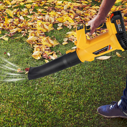 Jswin Cordless Leaf Blower with 5.2Ah Battery and Charger, 2 Batteries