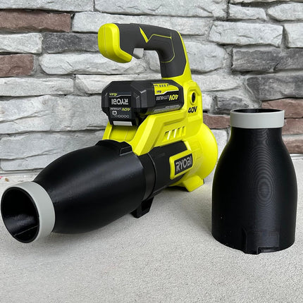 Stubby Car Drying Nozzle for Ryobi 40V Jet Fan 525CFM (RY40408VNM) Leaf Blower Stubby Nozzle Tip