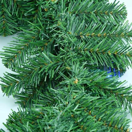 9 Feet Christmas Garland with 50 Multicolor Lights, Artificial Pine Garland with LED String Lights (Multicolor Light)