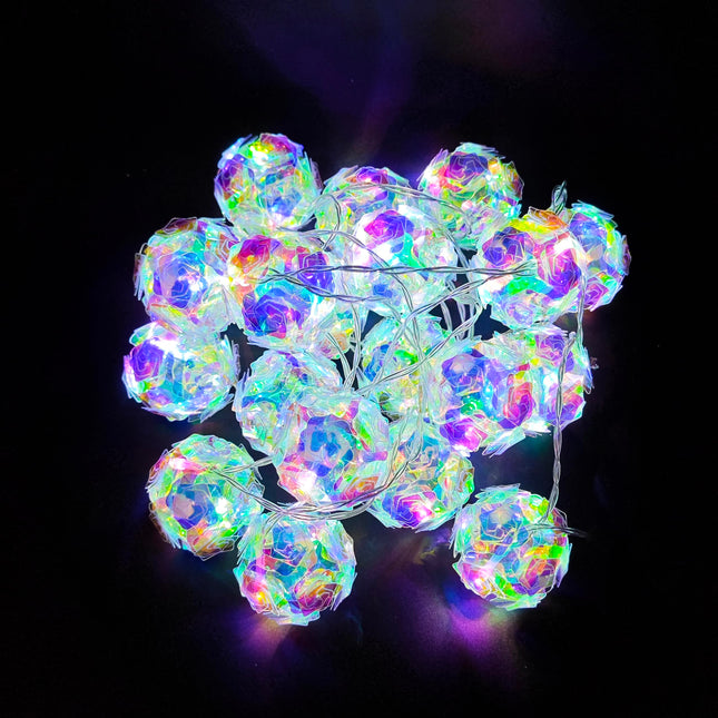 Battery Operated String Lights - Fairy Lights Indoor Decoration for Bedroom Patio Globe White Light for Christmas Wedding Party 20 Led 10 Feet