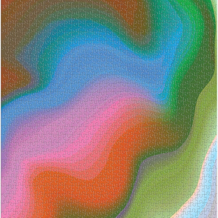 Galison Sensing Colors – 1000 Piece Jessica Poundstone Puzzle Featuring Ephemeral Art from The Hyperspectral Sensing Art Series