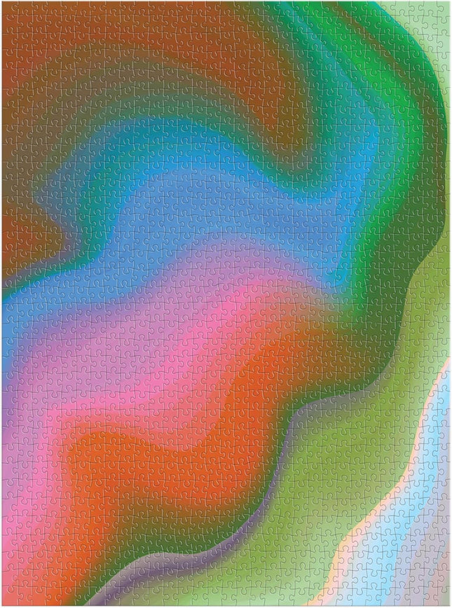 Galison Sensing Colors – 1000 Piece Jessica Poundstone Puzzle Featuring Ephemeral Art from The Hyperspectral Sensing Art Series
