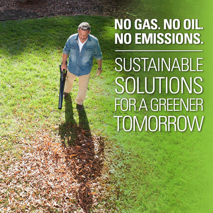 Greenworks 24V Axial Leaf Blower (100 MPH / 330 CFM), 2Ah Battery and Charger Included