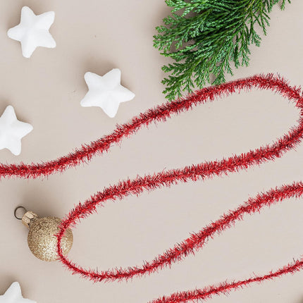 66 Feet Christmas Tinsel Garland Metallic Holiday Tinsel Garland Twist Tinsel Thin Glitter Tinsel Garland Decoration for Christmas Tree,Wedding Birthday Party Decorations Supplies (Silver)