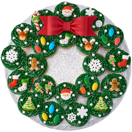 Lucks Dec-Ons Decorations Molded Sugar/Cup-Cake Topper, Christmas Lights Assortment, 1 Inch, 240 Count