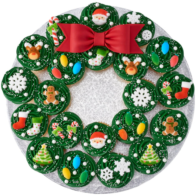 Lucks Dec-Ons Decorations Molded Sugar/Cup-Cake Topper, Christmas Lights Assortment, 1 Inch, 240 Count