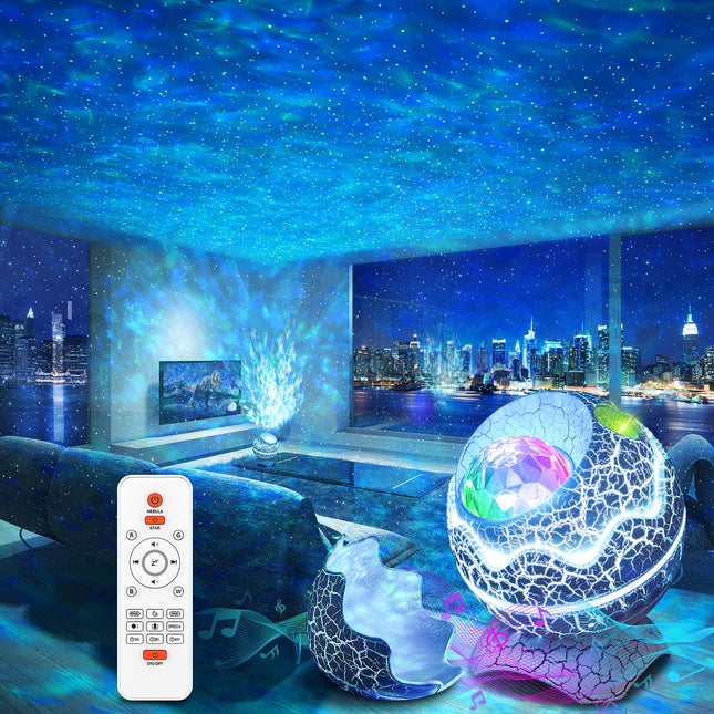Rossetta Galaxy Projector, Star Projector for Bedroom, Night Lights for Kids Room with White Noise, Bluetooth Speaker, Timer and Remote, Room Decor, s for Girls, Boys, Adults, Christmas, Birthday