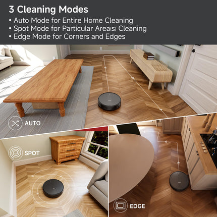 Rs1 Robot Vacuum Cleaner Tangle Suction 140Min Runtime Automatic Recharge Robotic Vacuums, Remoteappalexagoogle Control, Schedule Cleaning, Good For Pet Hair, Hard Floors, Carpets