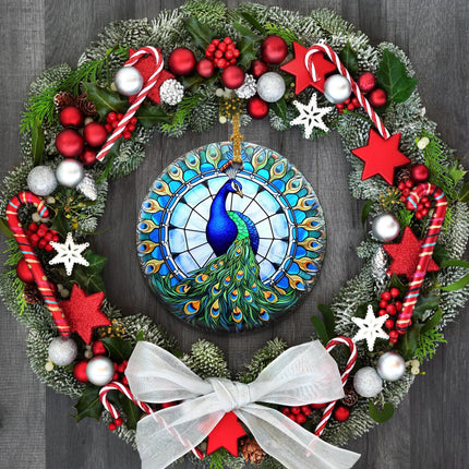Peacock Christmas Ornaments, Touber Peacock Hanging Ornament, Peacock Christmas Tree Ornaments, Peacock Holiday Decor, s for Peacock Lovers, Peacock Theme s
