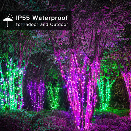 300 LED Christmas String Lights, 108FT Christmas Lights - UL Outdoor & Indoor Fairy Lights Christmas Tree Decor, Patio, Garden, Party, Wedding, Halloween, Holiday Decoration