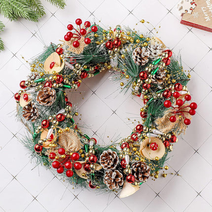 16 ft Christmas Garland Christmas Bead Garland Plastic Bead Christmas Tree Decor Beaded Garland for Xmas Party Supplies Holiday Favors Farmhouse Wall Staircase Fireplace Hanging Ornaments
