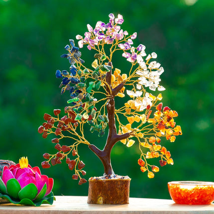 7 Chakra Tree, Crystal Tree, Chakra Tree, Seven Chakra Tree, Feng Shui Decor, Spiritual s for Women, Crystal Tree of Life, Money Tree, Stone Tree, Gemstone Tree, Zen Desk Decor, Chakra Stones