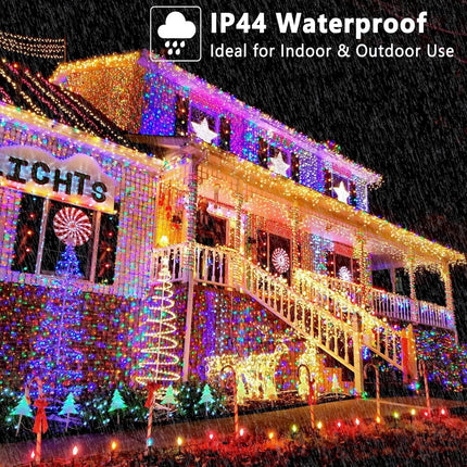 Brizled Christmas Lights, 344.16ft 1000 LED Color Changing Christmas String Lights with Remote, 11 Modes Christmas Tree Lights Warm White & Multicolor Xmas Light Green Wire for Xmas Home Wedding Party