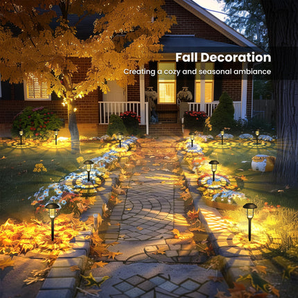SOLPEX Solar Lights Outdoor Waterproof, Solar Garden Lights,Pathway Lights Solar Powered,Landscape Lighting,Outdoor Lights for Yard, Garden, Pathway, Patio, Walkway, Driveway, 8 Pack(Warm White)
