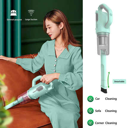 Cordless Vacuum Cleaner, Handheld Stick Small Lightweight Rechargeable Extendable Electric Broom For Floor Car Carpet Dog Cat Pet Hair Litter Home Cleaning, Weight3Ib With Charger