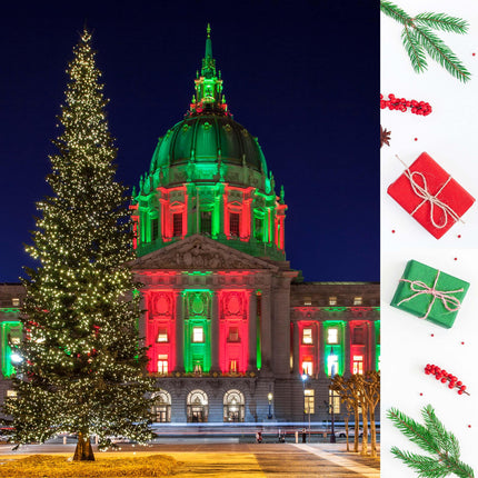 ALIDE Red Green E12 LED Candle Light Bulb4W, 40Watt Equivalent, E12 Small Base C7 T6 Red Green LED Bulbs for Christmas Holiday Festival Party Decoration Chandelier Candelabra Bulbs,4Pack Mix